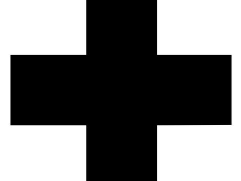 A black plus sign on a white background. It symbolizes additions or supplements.